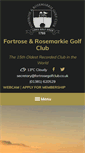 Mobile Screenshot of fortrosegolfclub.co.uk